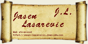 Jasen Lašarević vizit kartica